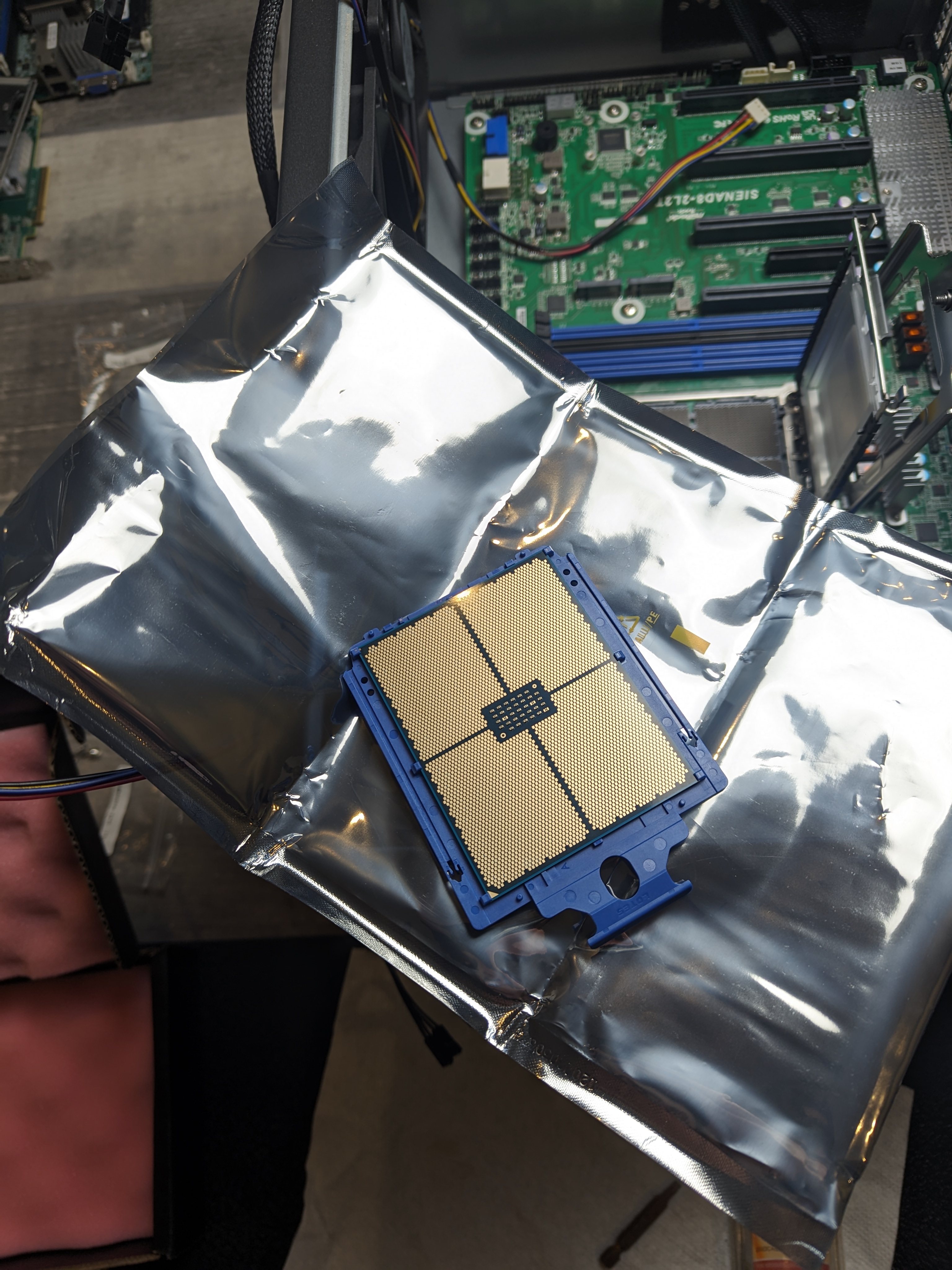 amd epyc SP6 8024P cpu. it's a low power