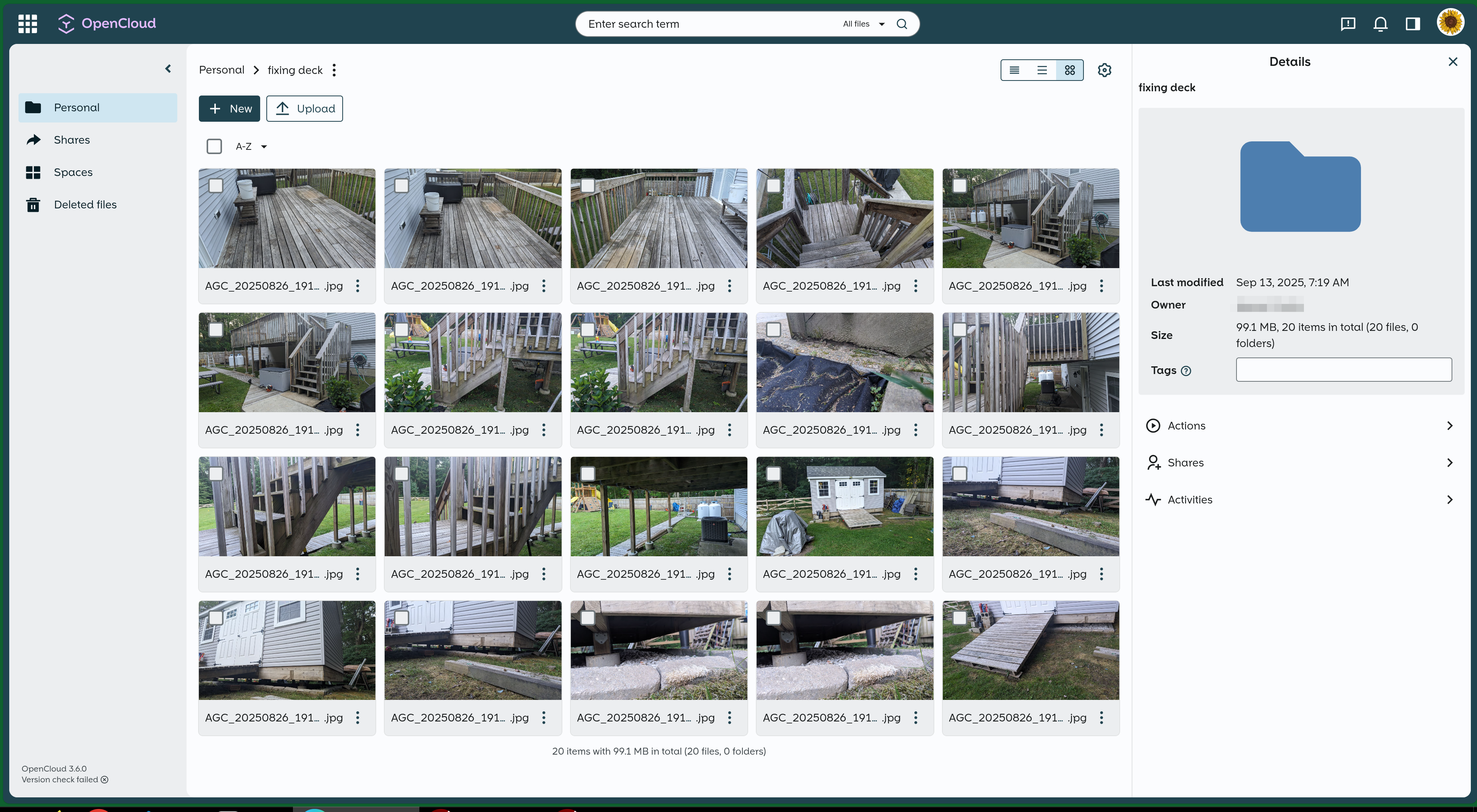 opencloud 3.6 screenshot - images